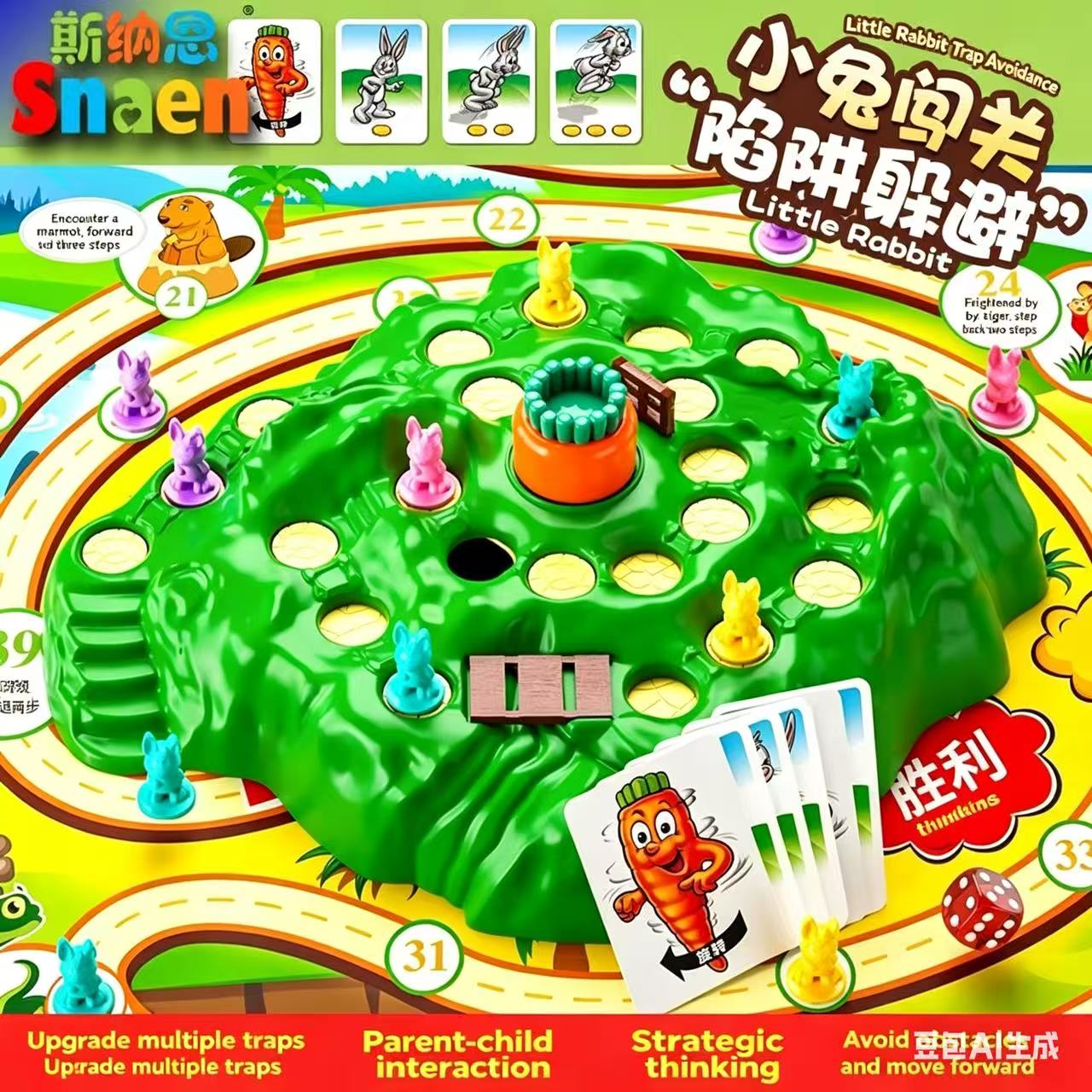 Graded Card Display - Hot Sale Fun Toy Rabbit Trap