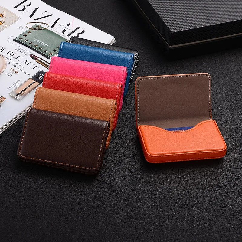 2026 PU Leather Business Card  - Card Top Loader recension och pris