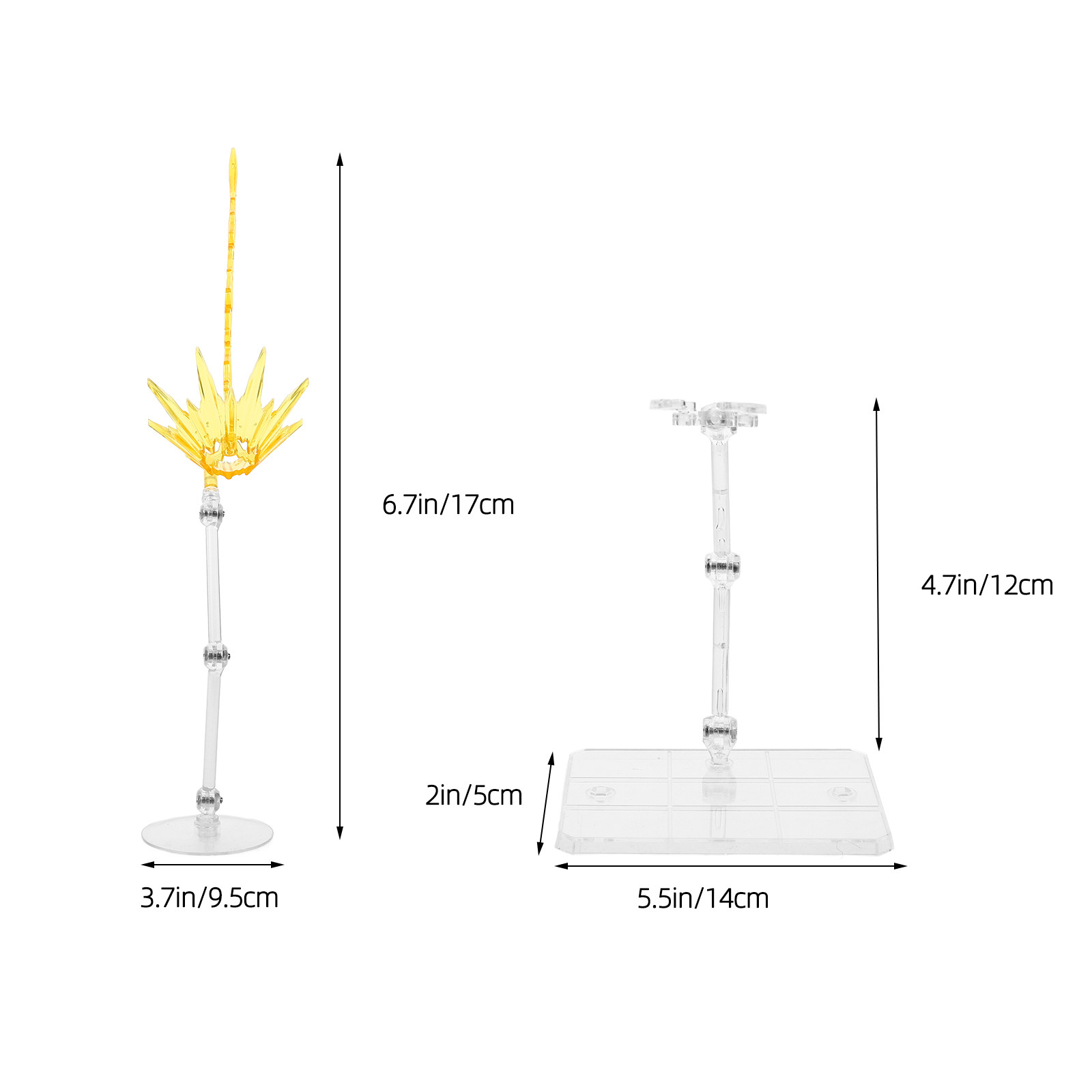 2Pcs Effects Display Stands Ad - Action Figure Stand recension och pris