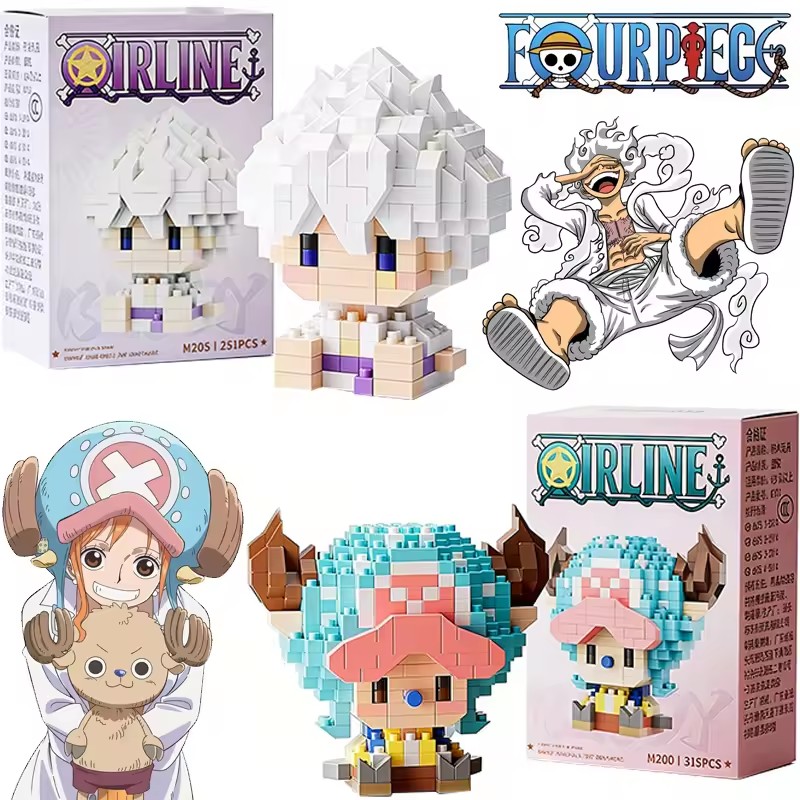 One Piece Anime Sun God Nika L - Building Block Mini recension och pris
