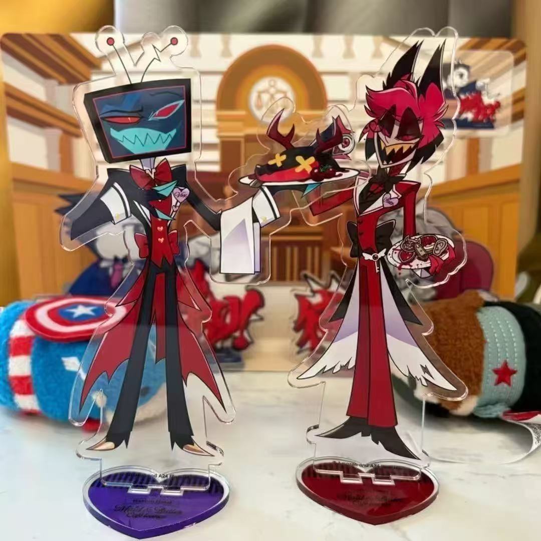 2pcs Hazbin Anime Peripherals  - Figma Stand Set recension och pris