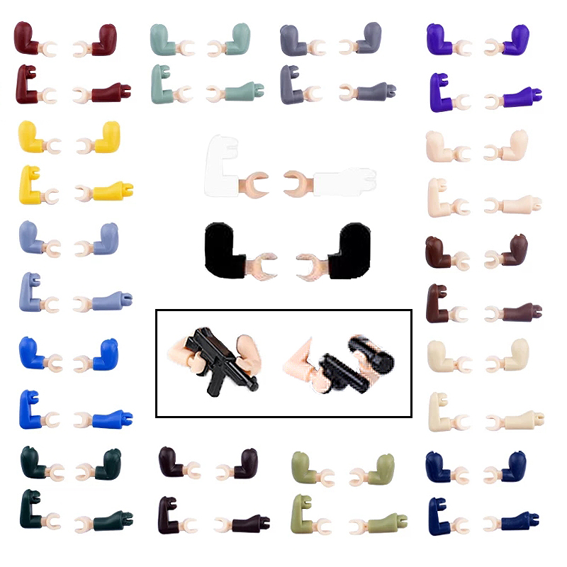 WW2 Military Figures Arms Hand - Lego Minifigure Holder recension och pris