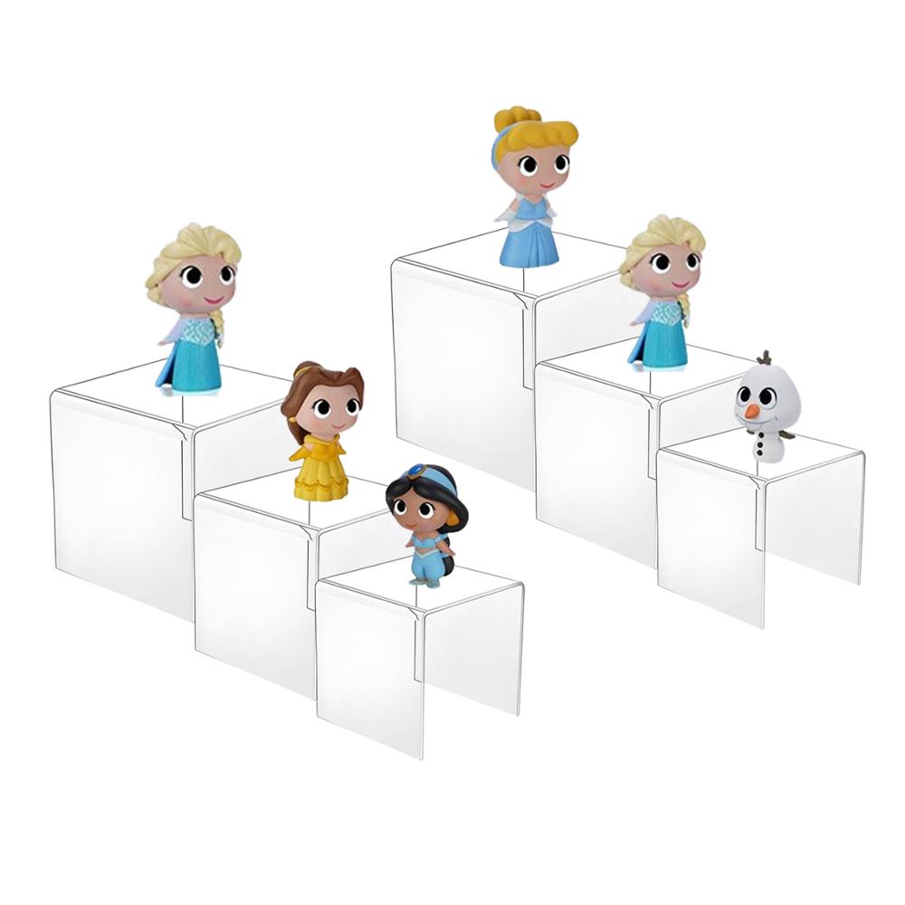 Clear Acrylic Display Risers f - Display Risers Set recension och pris