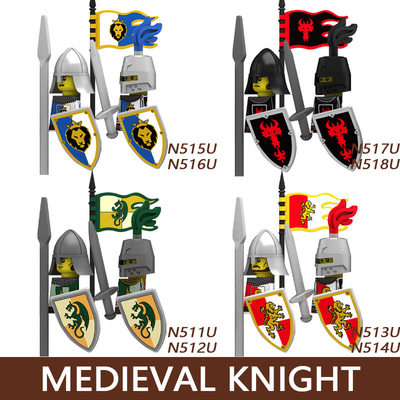 Medieval Castle Soldier Buildi - Lego Minifigure Holder recension och pris
