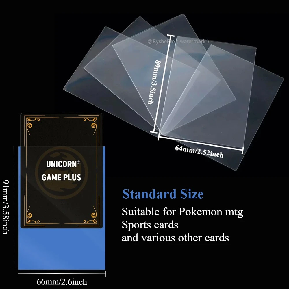 200PCS Card Sleeves Trading Ca - Card Penny Sleeve recension och pris