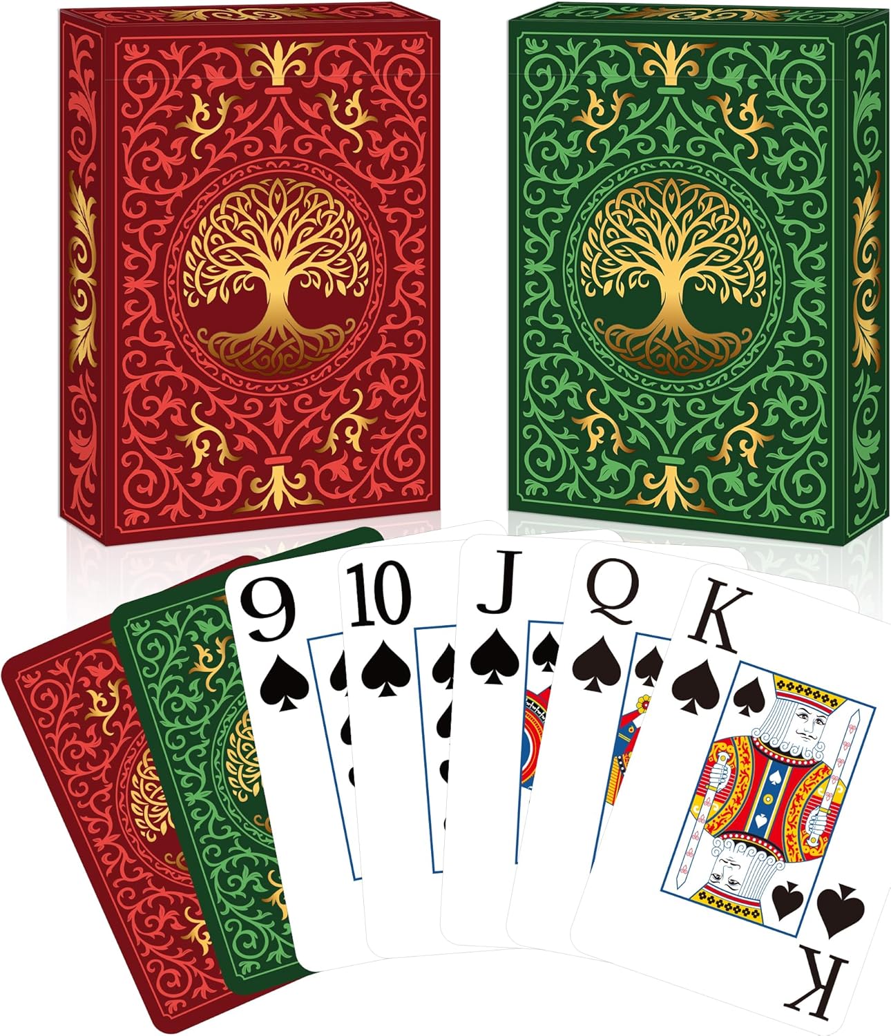 2 Pack Playing Cards | Large P - Graded Card Display recension och pris