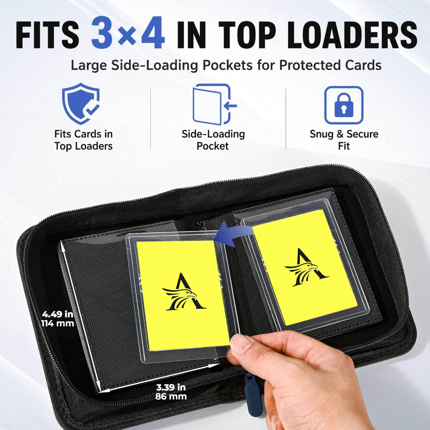 Top Loader Binder, 1 Pocket Ho - Card Top Loader recension och pris