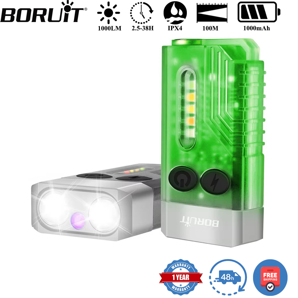 BORUiT V10 Keychain UV LED EDC - Fidget Cube Original recension och pris