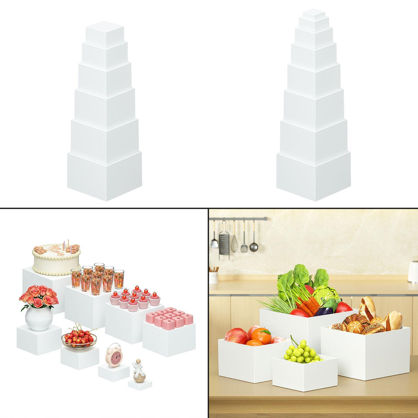 Stackable Buffet Riser Set Hol - Display Risers Set recension och pris
