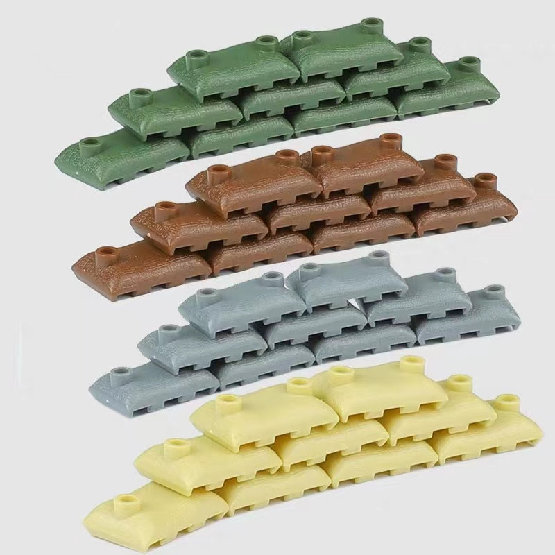 50PCS MOC Military Sandbag Bui - Lego Minifigure Holder recension och pris