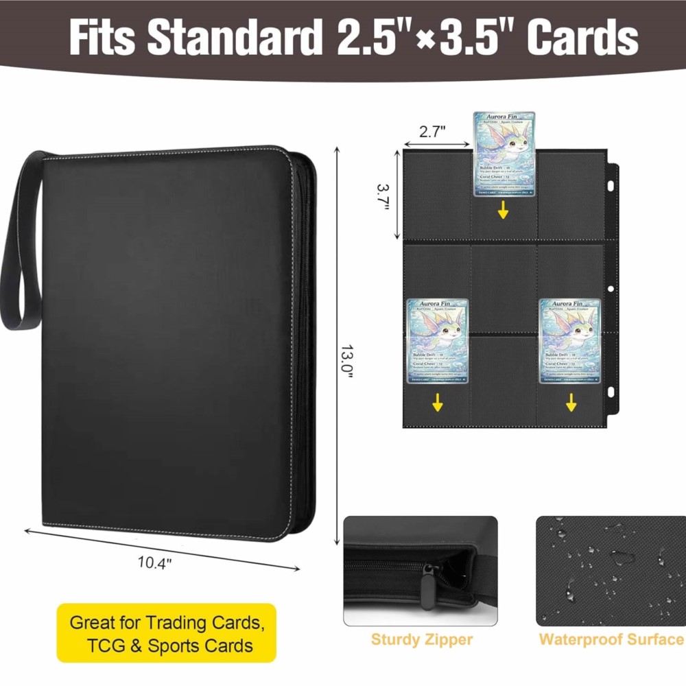900 Pockets Card Binder Album  - Card Penny Sleeve recension och pris