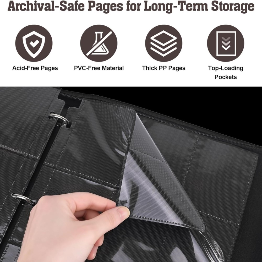 900 Pockets Card Binder Album  - Card Penny Sleeve recension och pris