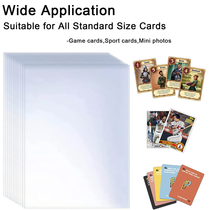 100-600pcs Card Sleeves Hard S - Card Penny Sleeve recension och pris