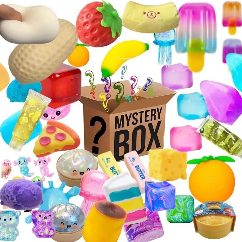 &100+Pcs Surprise Box Toys Nov - Mystery Box Blind Bag recension och pris