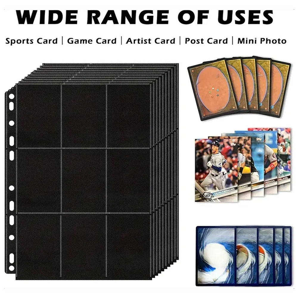 10Pack Black 9-Pocket A4 Tradi - Trading Card Binder recension och pris