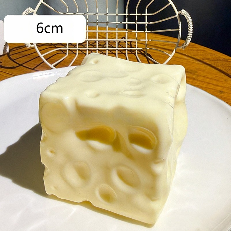 Jumbo Cheese Cube Stress Ball  - Fidget Cube Original recension och pris